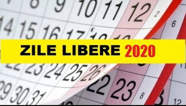 Zile libere 2020